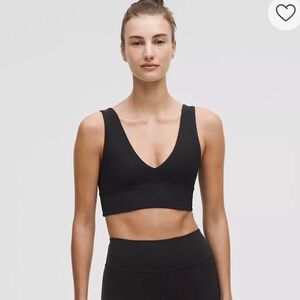 Lululemon Athletica Black V-Neck Sports Bra
